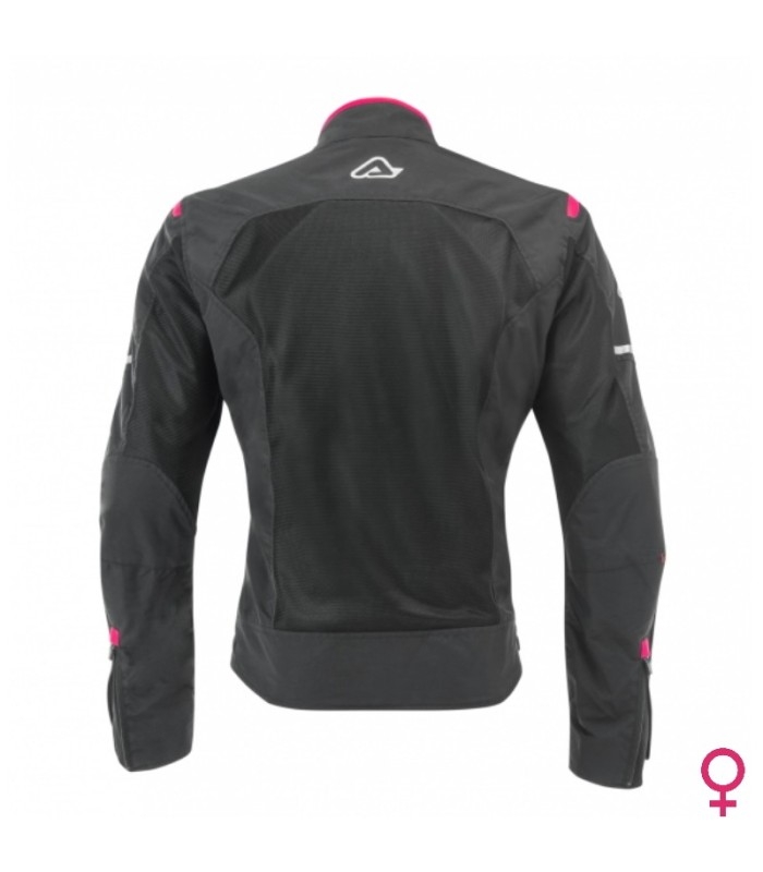 Chaqueta Acerbis Ramsey CE Vented 2.0 Lady Black Pink