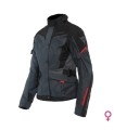 Chaqueta Dainese Tempest 3 D-Dry® Lady Ebony/Black/Lava-Red