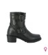 Botas Overlap Biker Lady Black