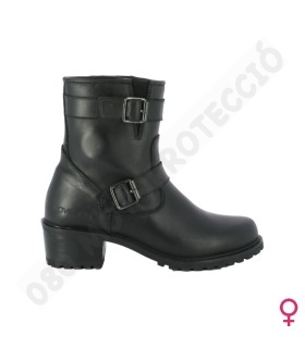Botas Overlap Biker Lady Black