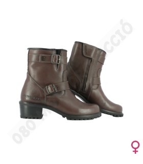 Botas Overlap Biker Lady Brown