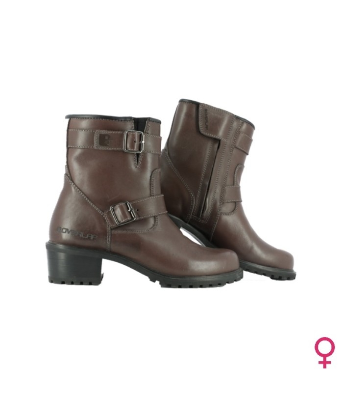 Botas Overlap Biker Lady Brown