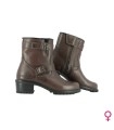 Botas Overlap Biker Lady Brown