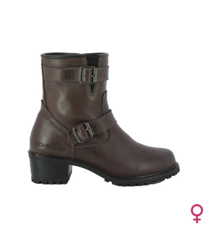 Botas Overlap Biker Lady Brown