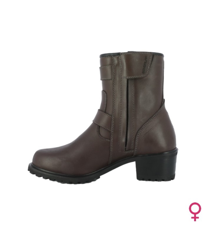 Botas Overlap Biker Lady Brown
