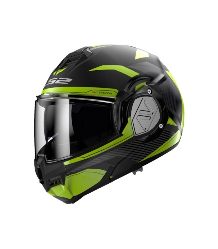Casco LS2 FF906 Advant Revo Black HI-Vis Yellow