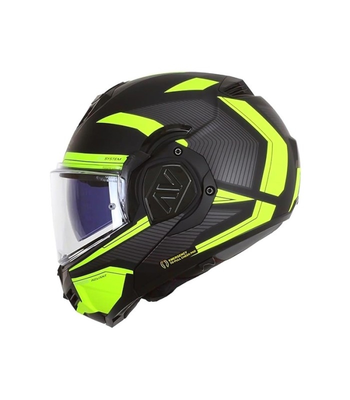 Casco LS2 FF906 Advant Revo Black HI-Vis Yellow