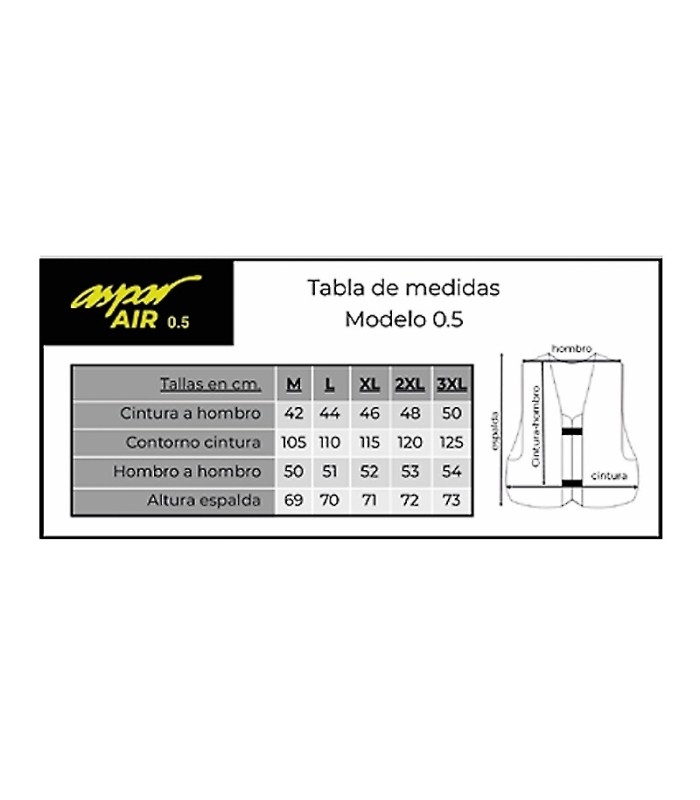 Chaleco Airbag Aspar Air 0.5