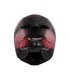 Casco LS2 FF808 Stream II Jungle Matt Black Pink Blue