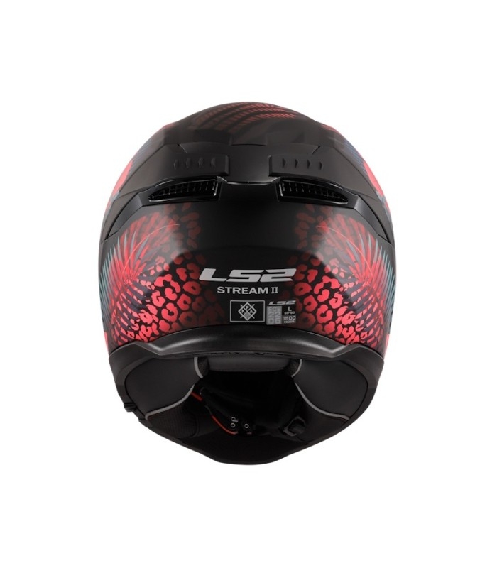 Casco LS2 FF808 Stream II Jungle Matt Black Pink Blue