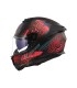 Casco LS2 FF808 Stream II Jungle Matt Black Pink Blue