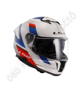 Casco LS2 FF808 Stream II Vintage Gloss White Blue Red