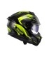 Casco LS2 FF808 Stream II Fury Gloss Black Hi-Vis Yellow