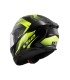 Casco LS2 FF808 Stream II Fury Gloss Black Hi-Vis Yellow