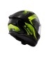 Casco LS2 FF808 Stream II Fury Gloss Black Hi-Vis Yellow