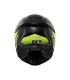 Casco LS2 FF808 Stream II Fury Gloss Black Hi-Vis Yellow