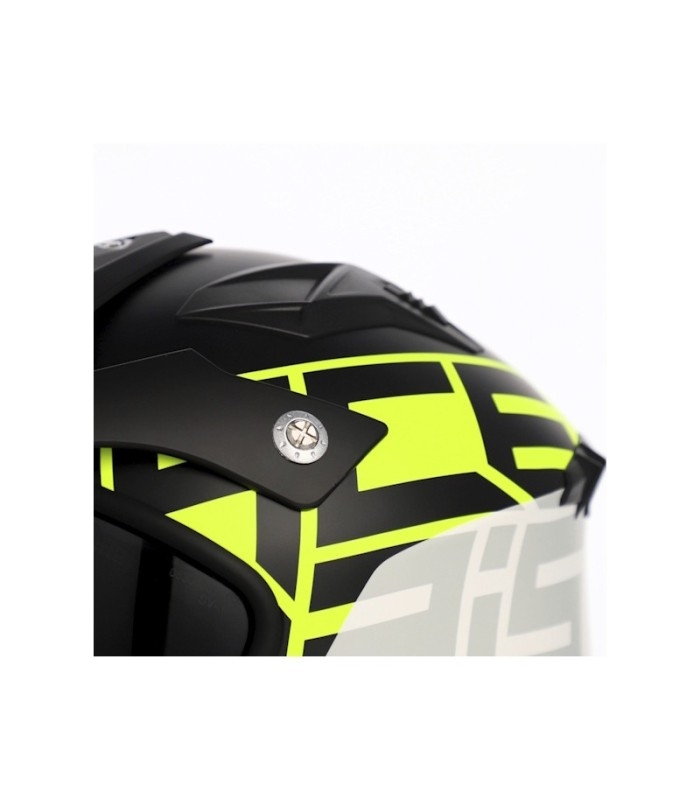 Casco Acerbis Aria 22.06 Sport Black/Fluo Yellow