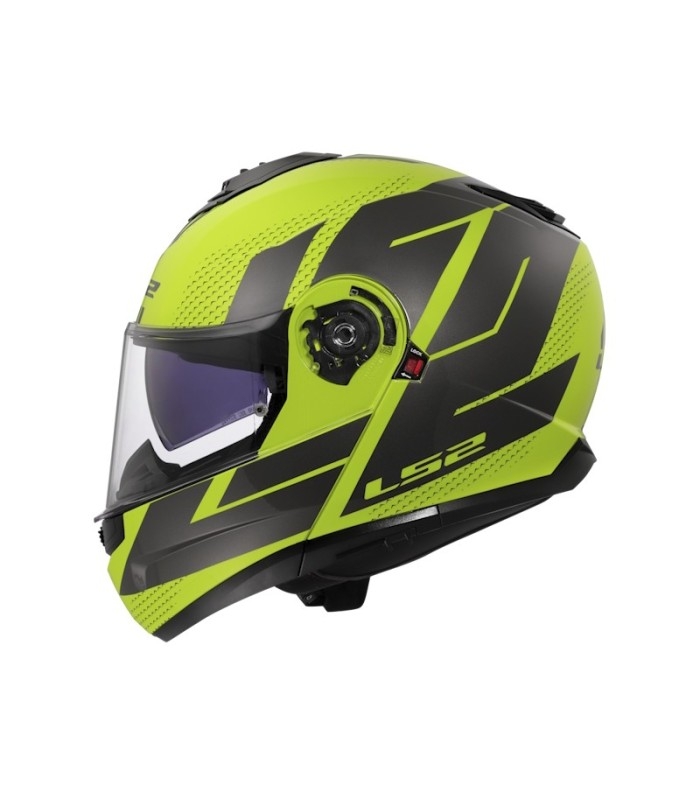Casco LS2 FF908 Strobe II Code Gloss H-V Yellow Grey
