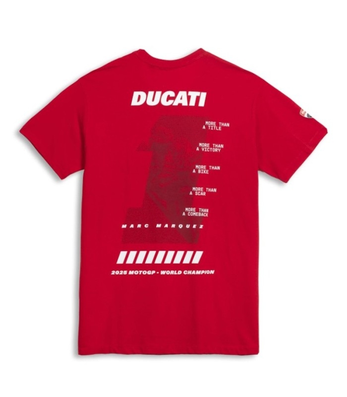 Camiseta Marc Márquez More than a number Word Champion 2025