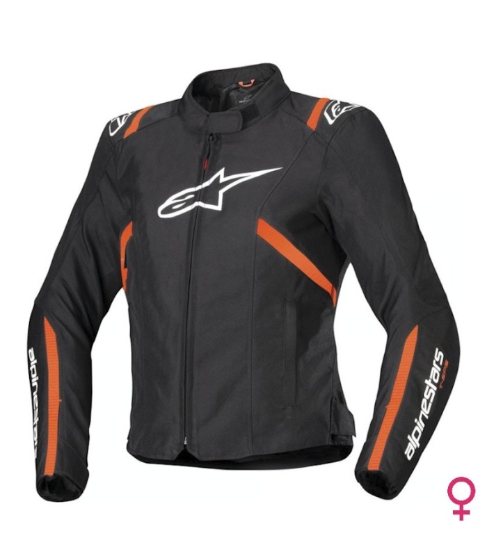 Chaqueta Alpinestars Stella T-SPS v2 Waterproof Black White Red Fluo