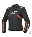 Chaqueta Alpinestars Stella T-SPS v2 Waterproof Black White Red Fluo