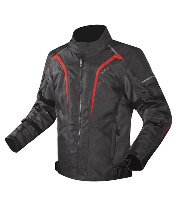 Chaqueta LS2 Sepang Man Black Grey Red
