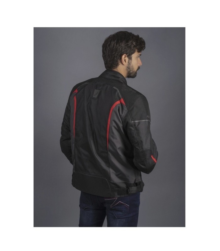 Chaqueta LS2 Sepang Man Black Grey Red