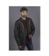 Chaqueta LS2 Sepang Man Black Grey Red