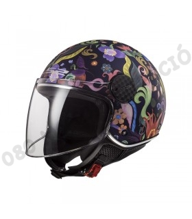 Casco LS2 OF558 Sphere Lux Bloom Blue Pink