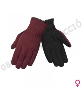 Guantes Degend Ciudad Lady Red Wine