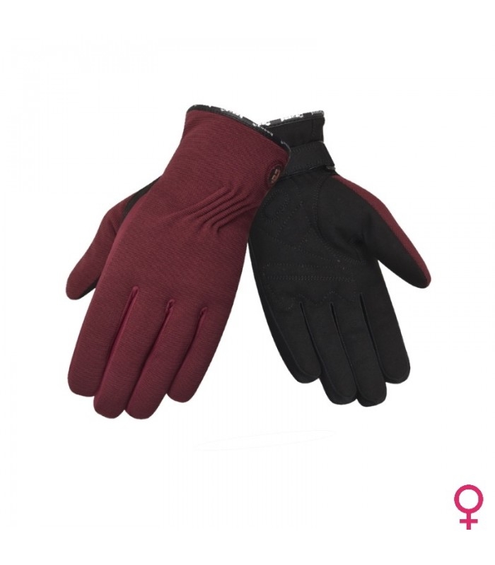 Guantes Degend Ciudad Lady Red Wine