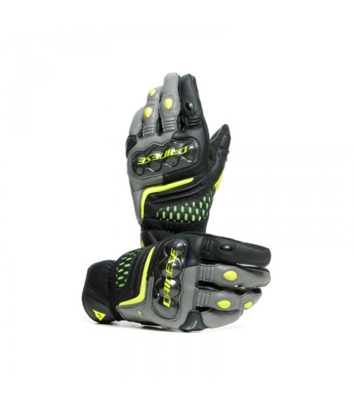 Guantes moto Guantes Dainese 3 Short Black/Charcoal-Gray/F...